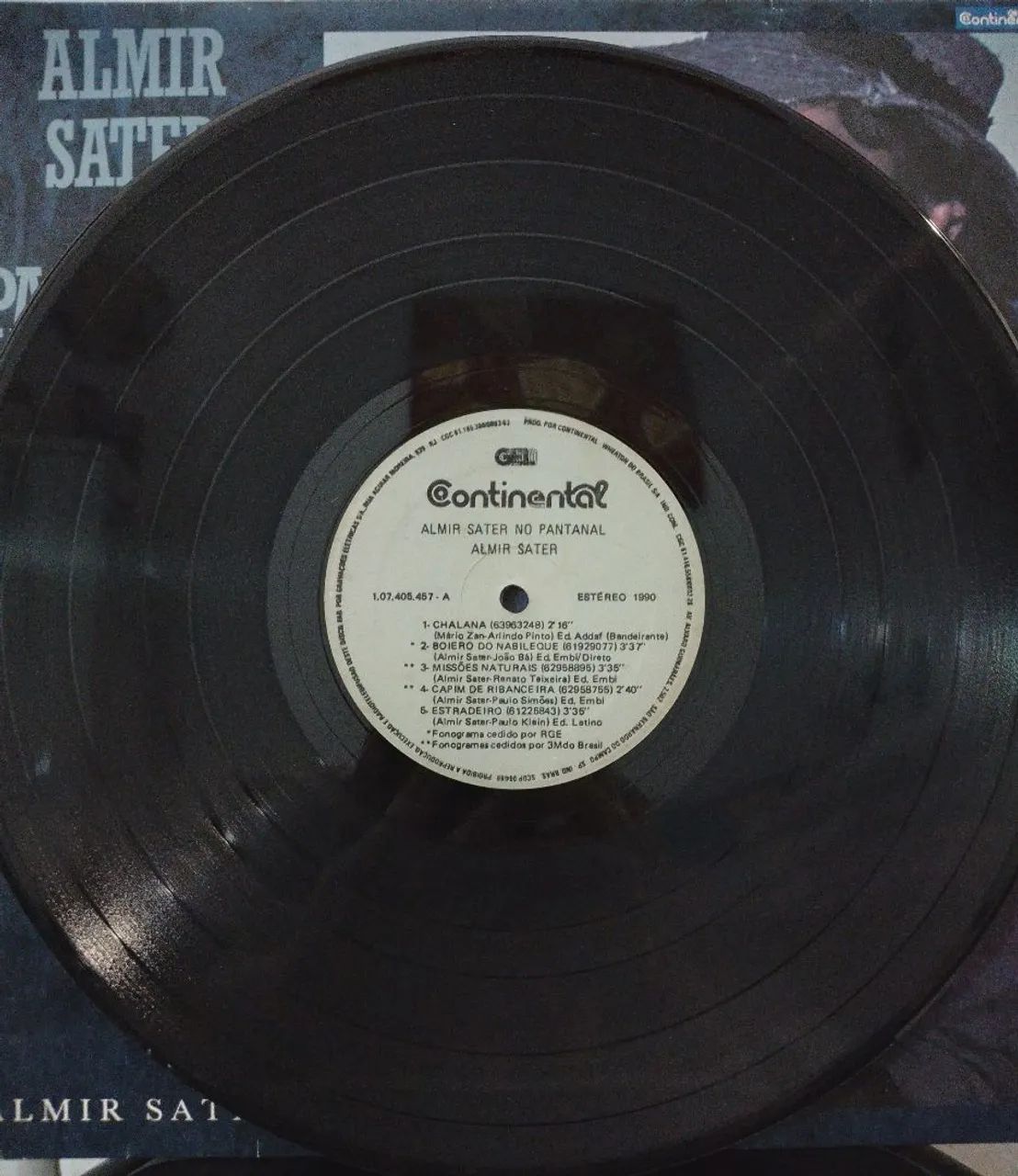 Vinil Almir Sater No Pantanal. - Foto 3