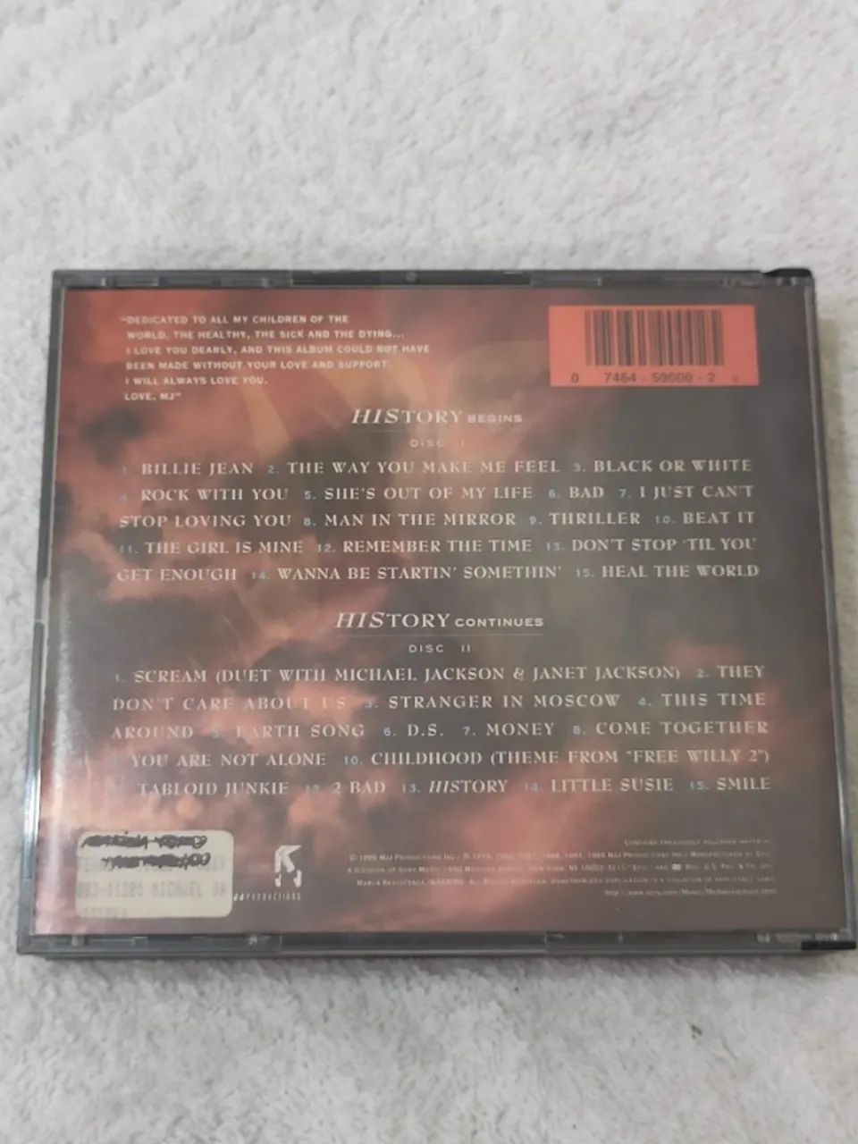 michael jackson history