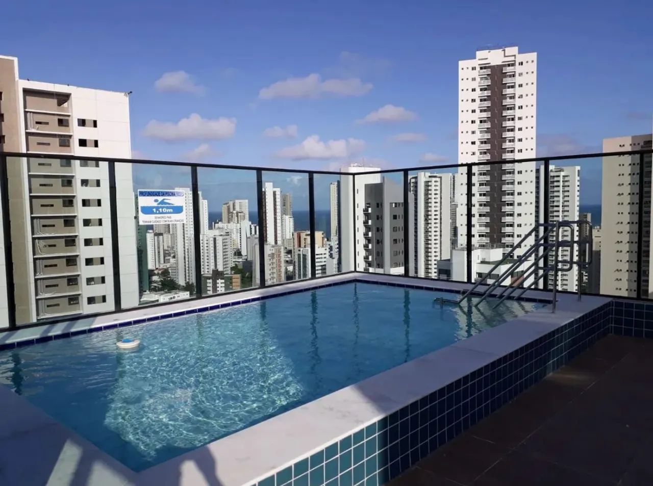 Apartamento Temporada com Piscina em Frente ao Mar - Foto 4