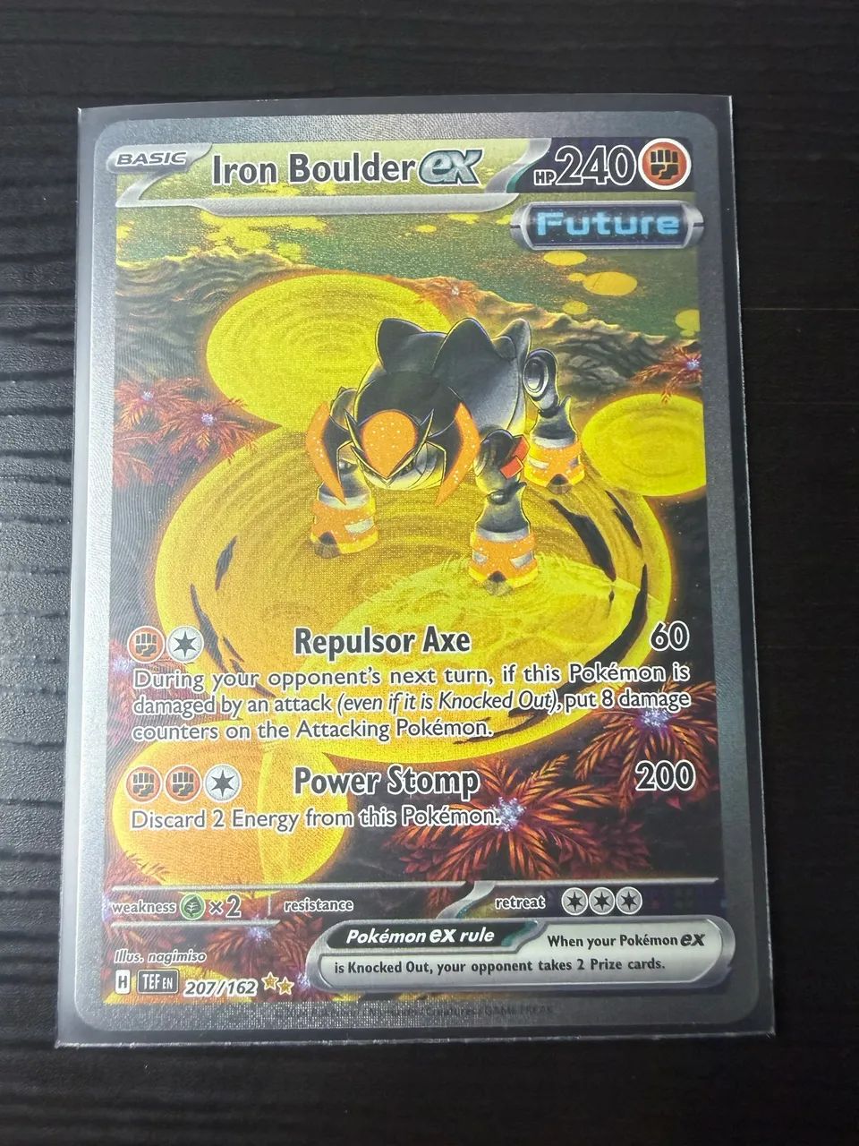 IRON BOULDER EX - 207/162 INGLÊS SIR (NM) 