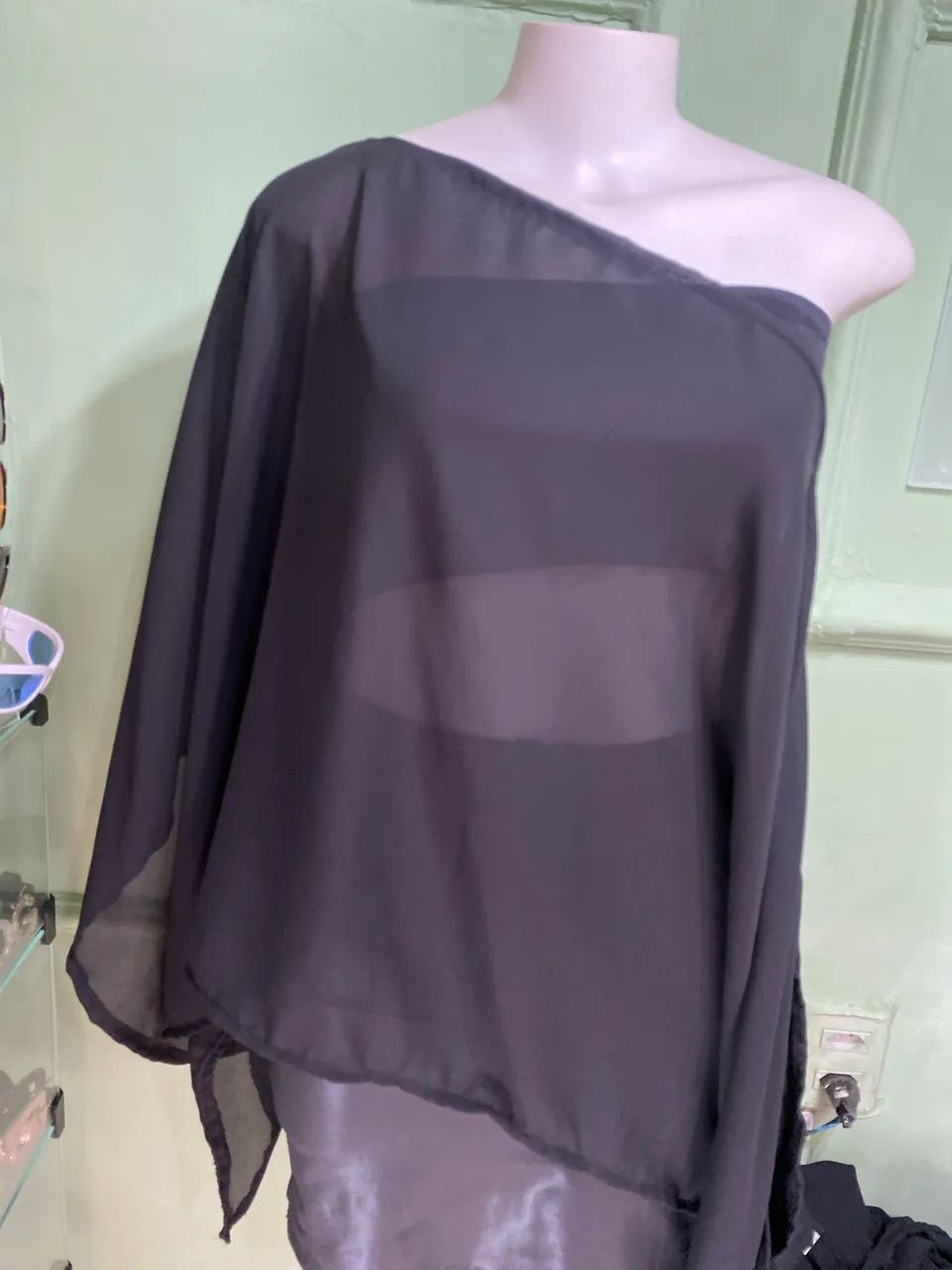 Blusa bata morcego seda - Foto 3