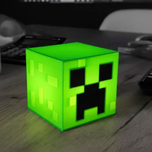 Luminária Temática Geek Creeper Minecraft - Foto 2
