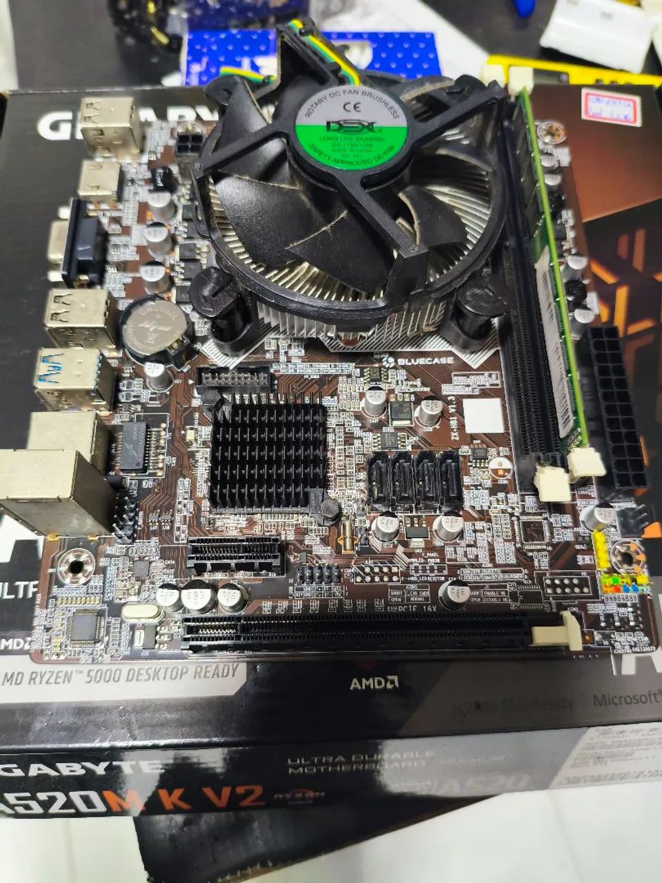 Kit i3 4gen, 8gb e placa mae