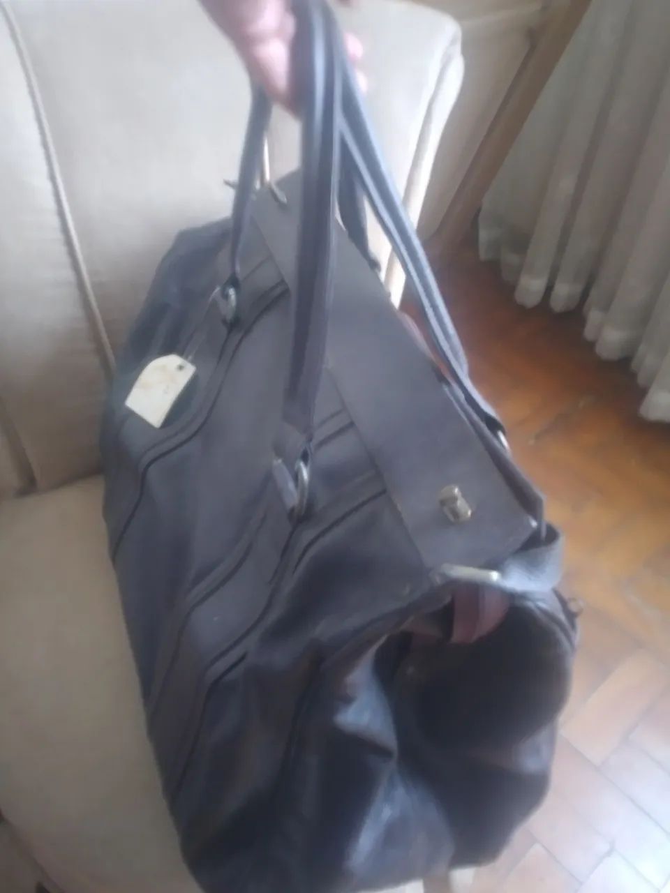 Bolsa Mala 100% Couro legítimo  bolsa  - Foto 3