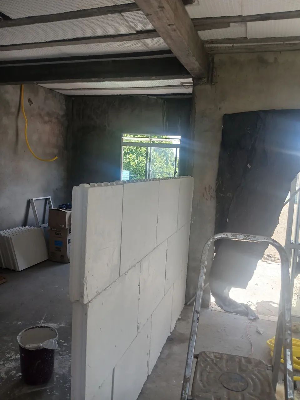 Parede de bloco de gesso  - Foto 4