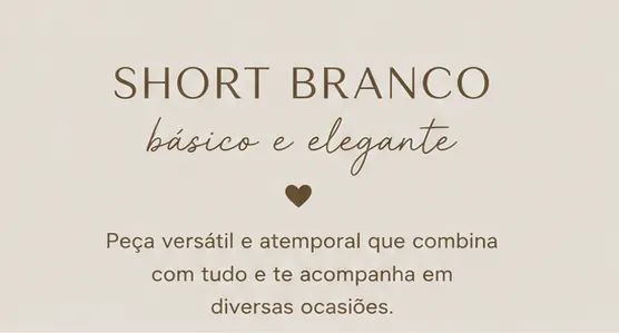 Short Branco Clockhouse - Foto 2
