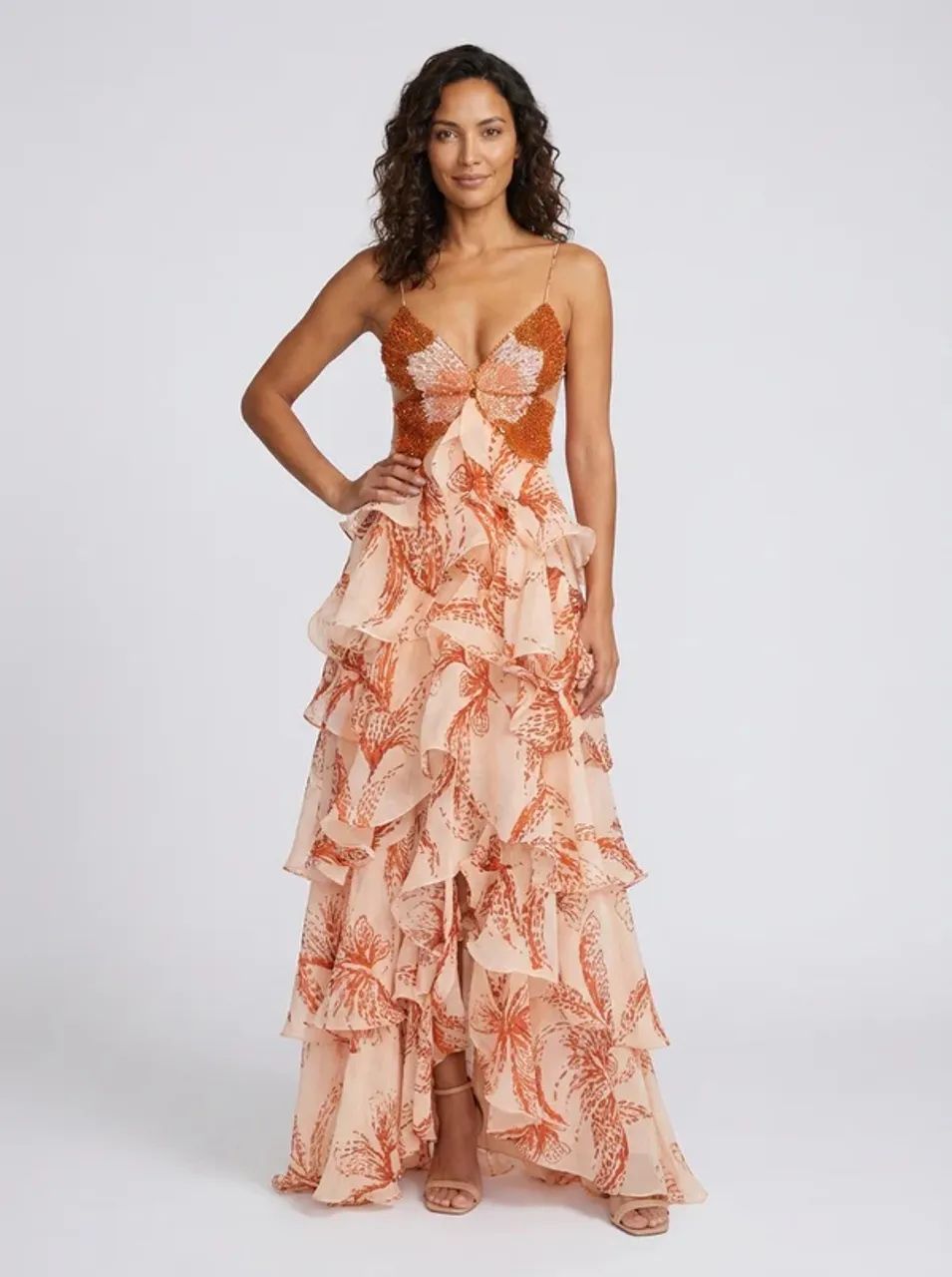 ? VESTIDO LONGO FEMININO ESTAMPADO - SUPER ELEGANTE ? - Foto 3