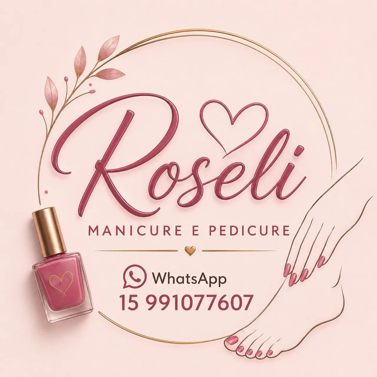 Manicure e pedicure tradicional 
