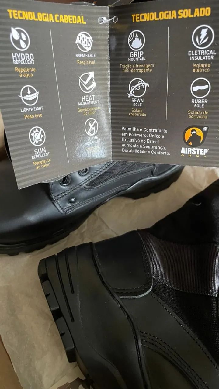 Bota AIRSTEP ARMY - Nova - Foto 4