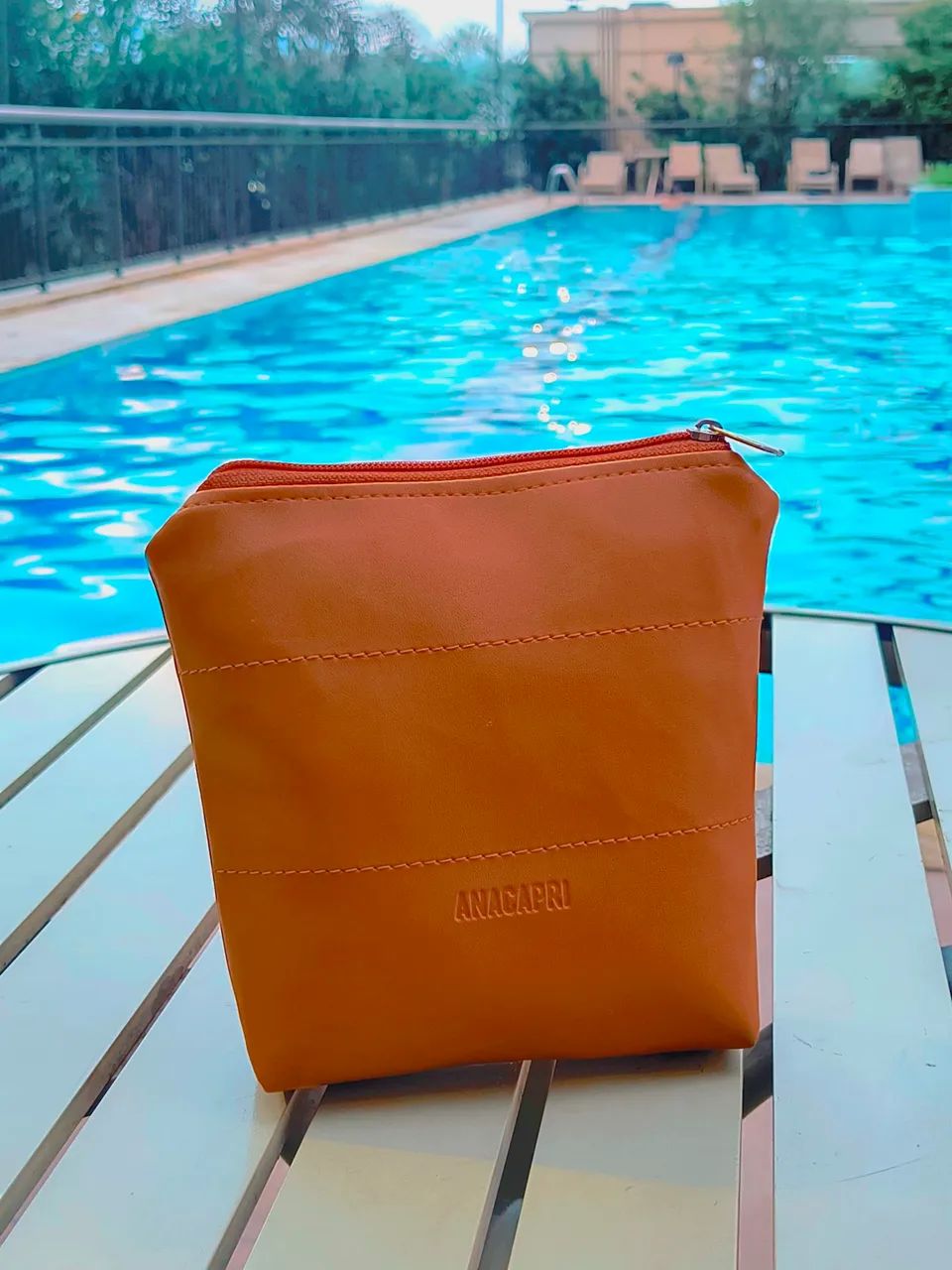  Nécessaire Anacapri Caramelo | Nova | Elegante e Prática. - Foto 3