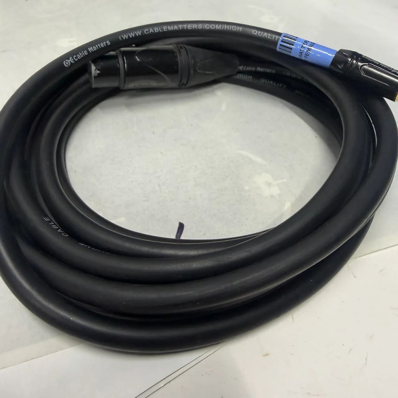 Cabo para microfone importado XLR x P2 stereo 