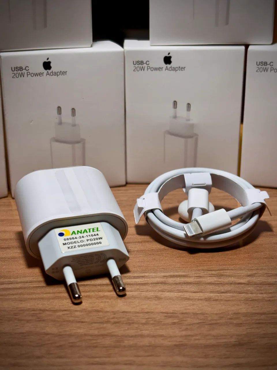 Carregador para iPhone Completo - Cabo + Fonte USB-C 20W - Foto 2