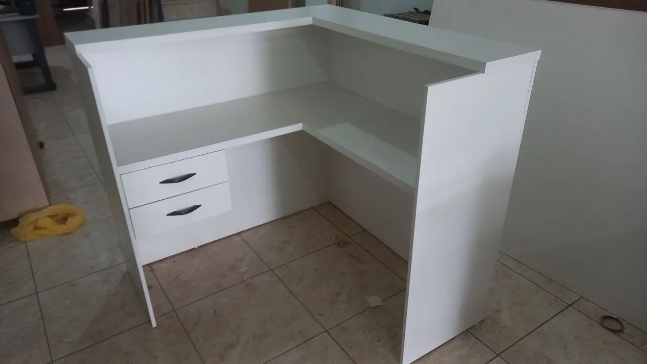 Balcão em L para atendimento 100% MDF NOVA 1.20x1.20 - Foto 4