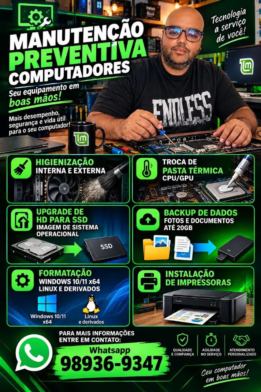 Manutenção Preventiva Computadores 