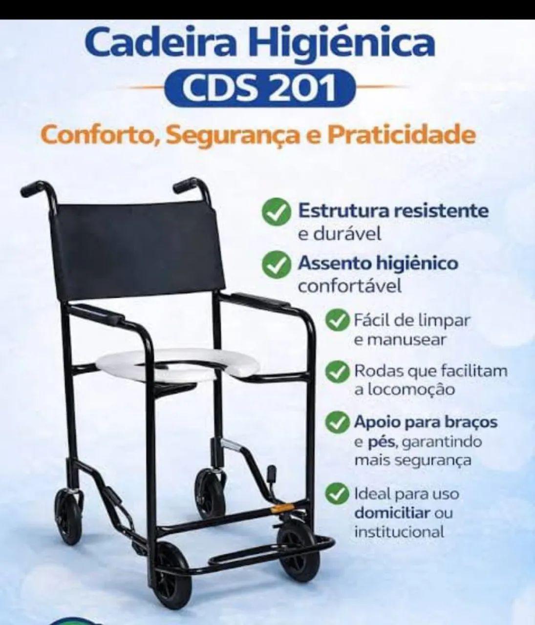 Cadeira de de rodas de banho 