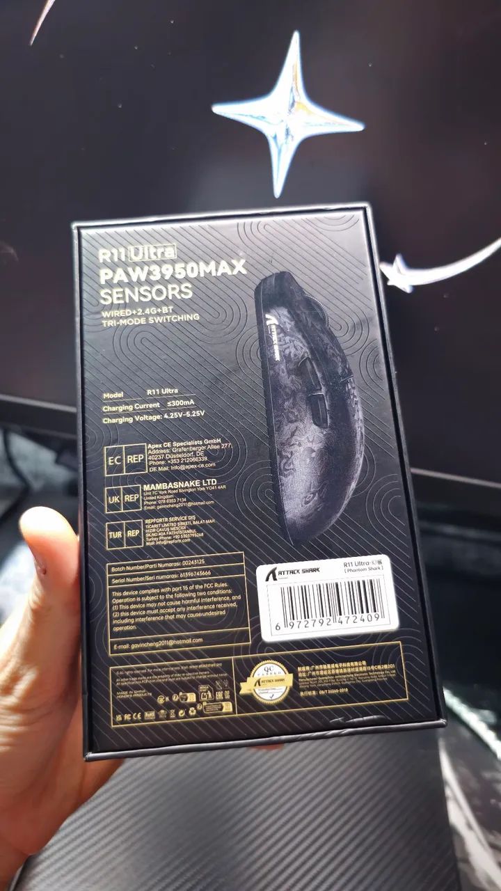 Mouse Attack Shark R11 Ultra - Foto 5