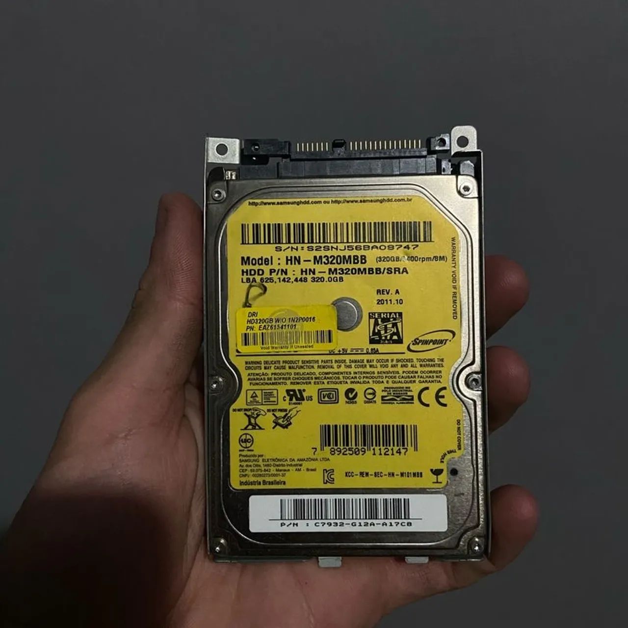 HD 320GB NOTEBOOK