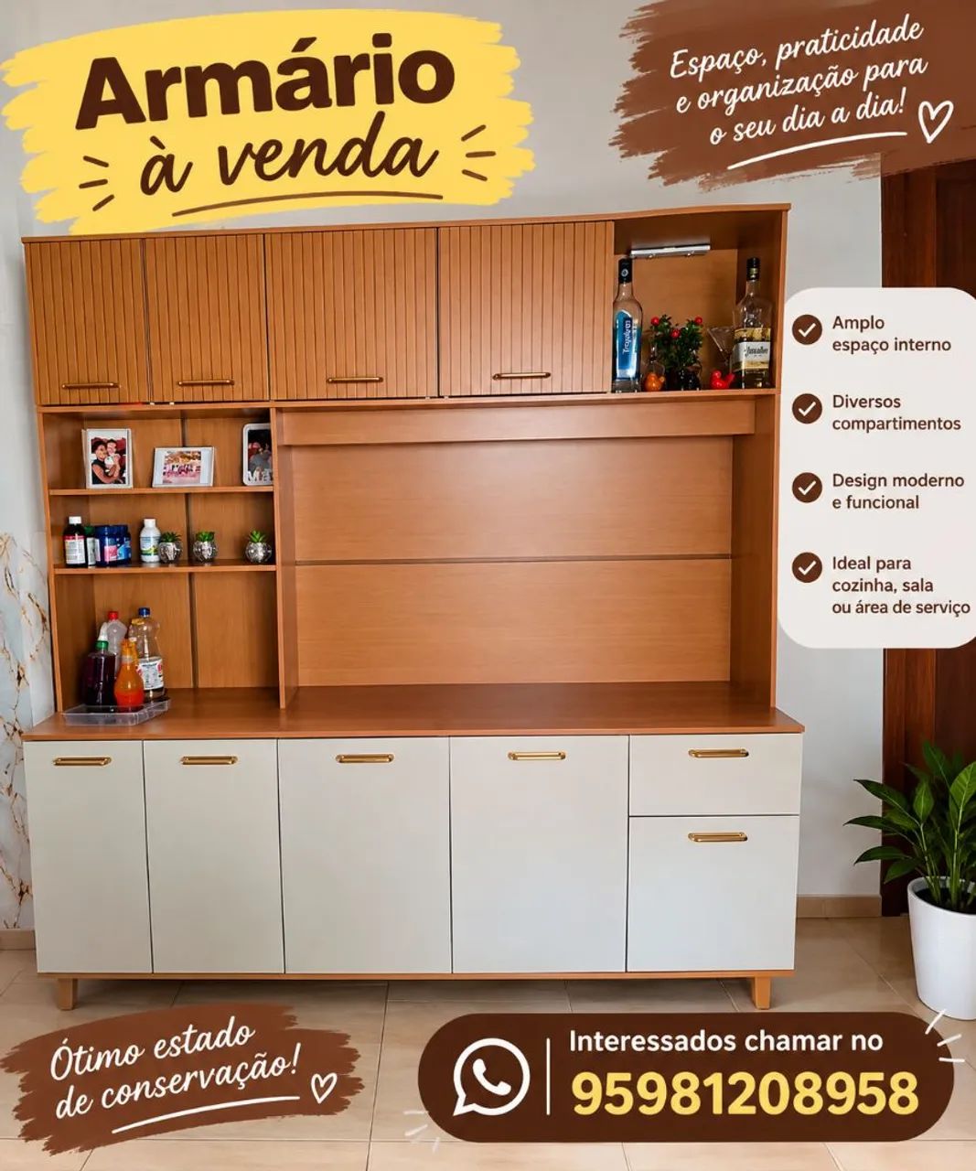 Vende-se armário de cozinha 