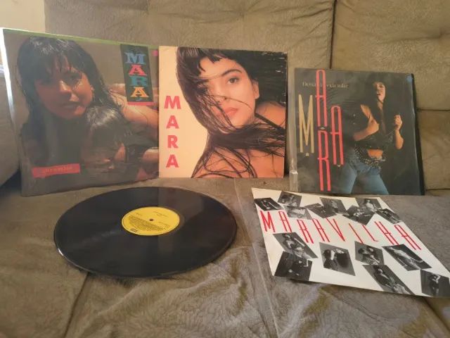 Coleção 4 Discos de Vinil - Mara Maravilha LPs - Foto 2