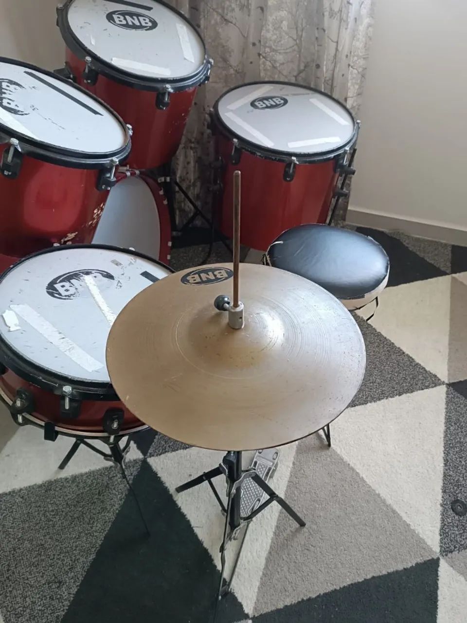 Bateria acústica  - Foto 4