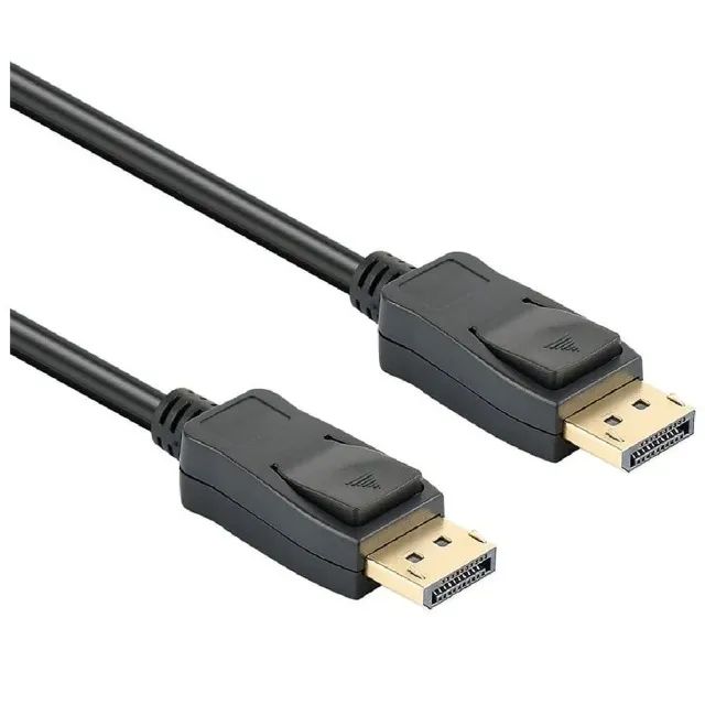 Cabo de Vídeo Displayport 1.2 PlusCable, 2m, Preto - DP1220  - Foto 2
