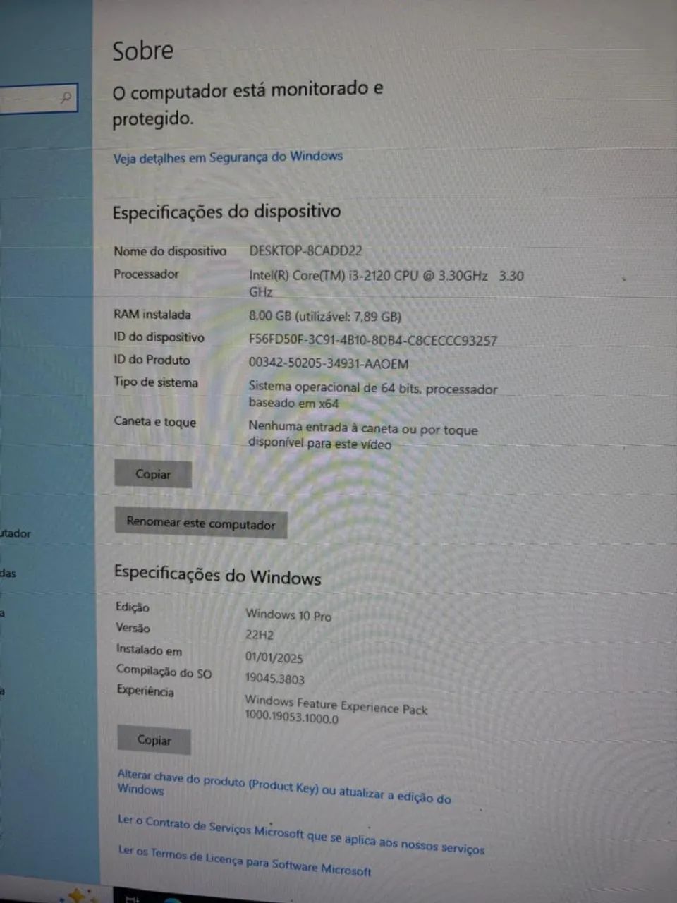COMPUTADOR DESKTOP - INTEL CORE i3 - 8GB RAM - Foto 2