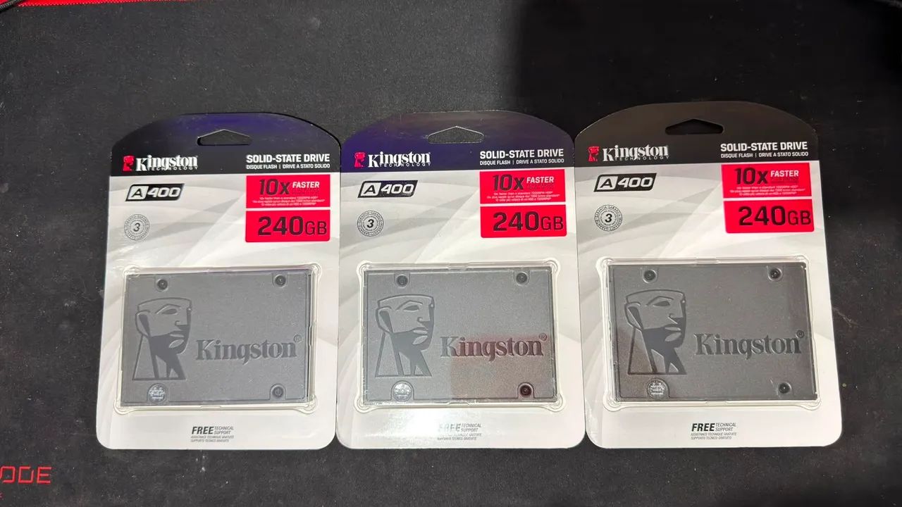 SSD 240GB Kingston Zero Lacrado - Foto 2