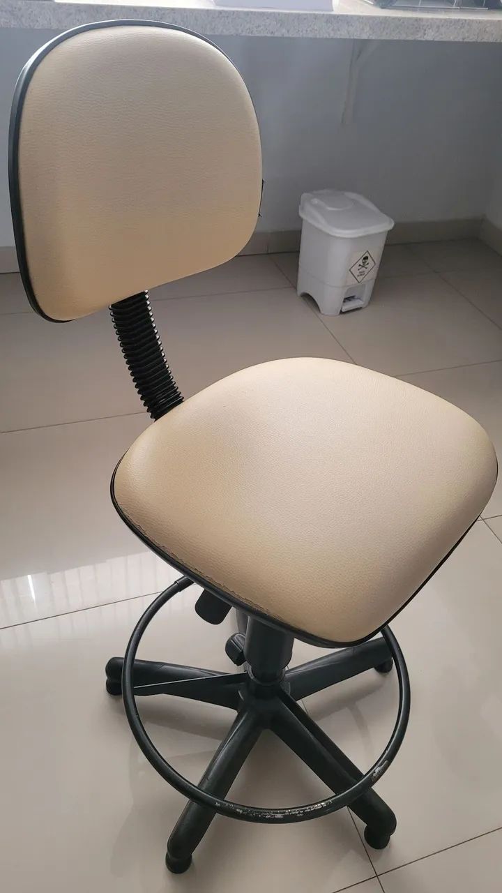 Cadeiras para bancada de laboratório, 4 unidades - Foto 2