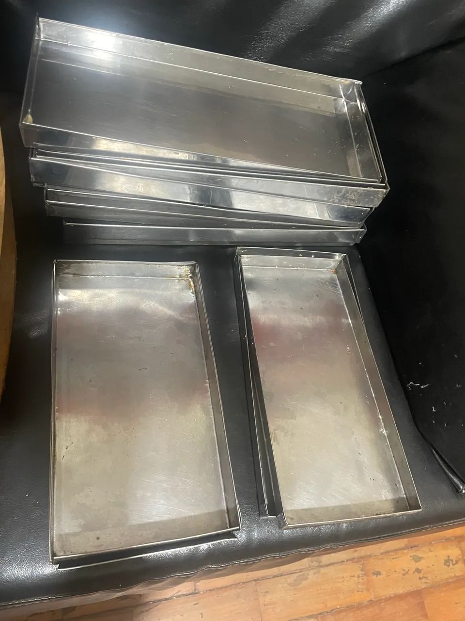12 bandejas para estufa- inox