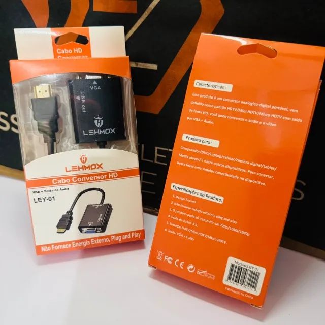 Cabo - Adaptador Hdmi Para Vga - Foto 3