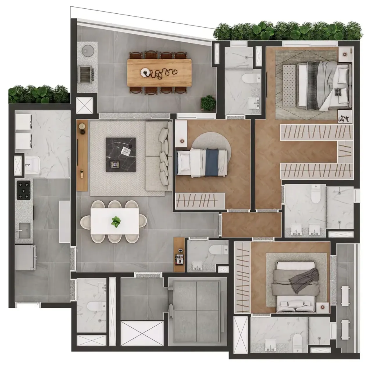 PLANTA 125m²