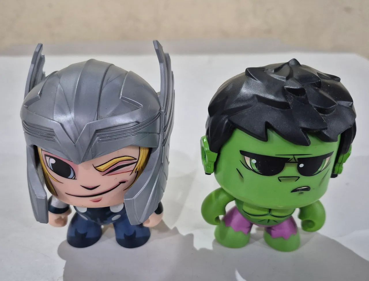 Marvel Might Muggs Thor e Hulk - Hasbro - Foto 3