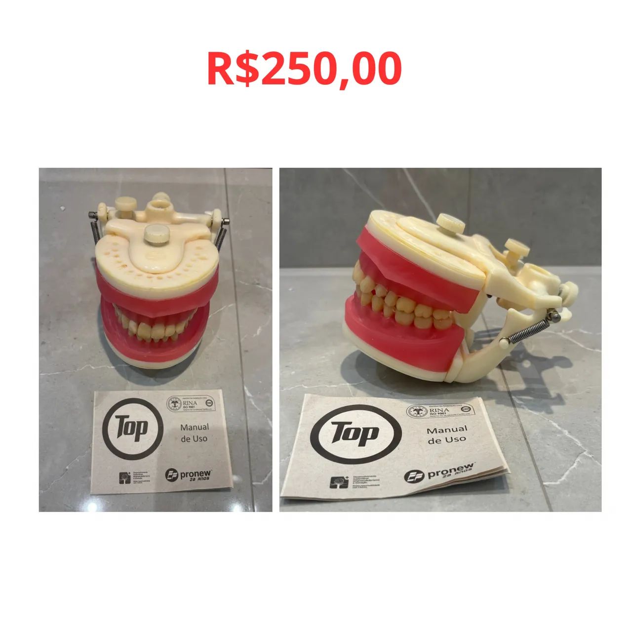 Vende-se macro modelo boca para estudo dentistica