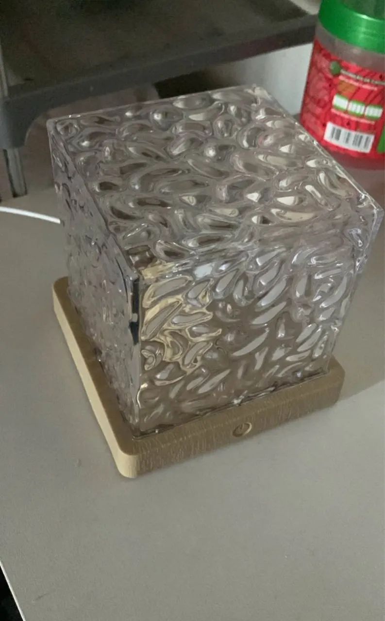 Luminária/Projetor em forma de Gelo multicores - Foto 3