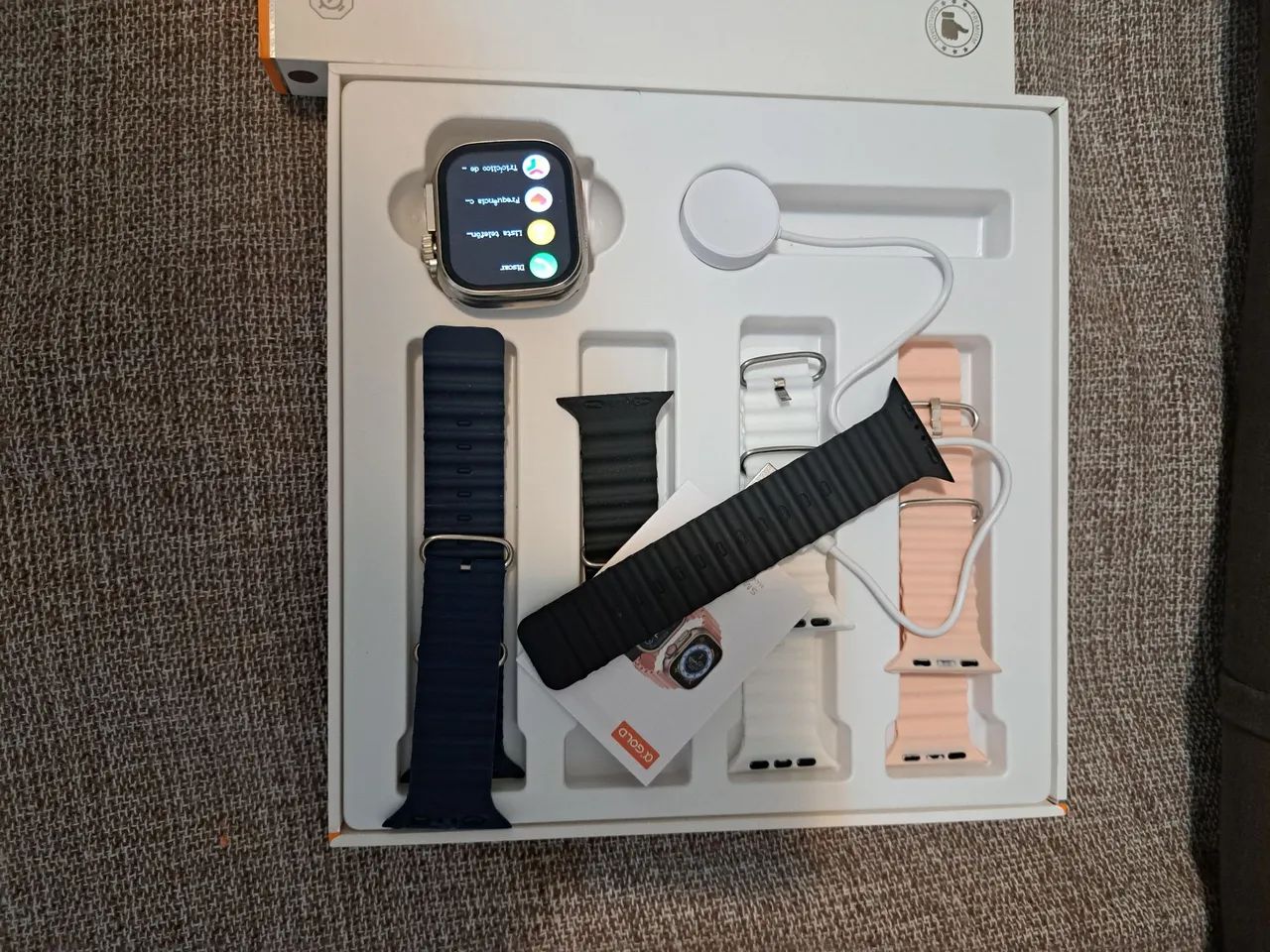 Itens eletrônicos , fone bluetooth, smartwatch, suporte  - Foto 2
