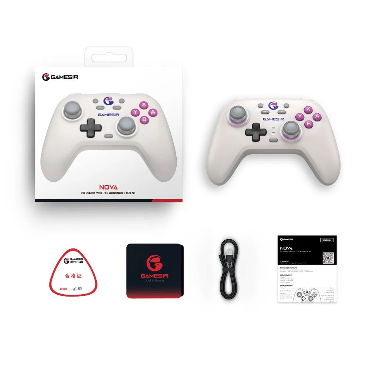 Controle GameSir Nova Hall Effect Dual-Mode Multiplataforma NOVO - Foto 5