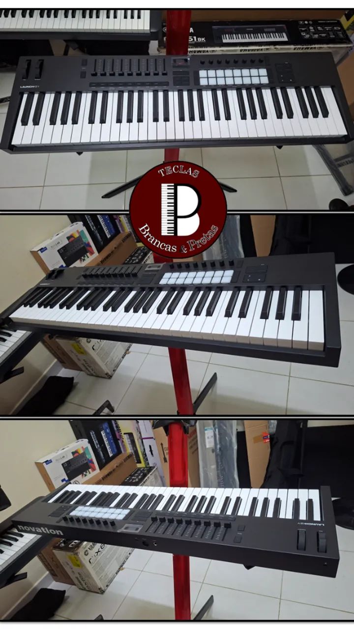 Teclado Controlador Novation Launchkey 61 MK4 - Zerado - Aceitamos
