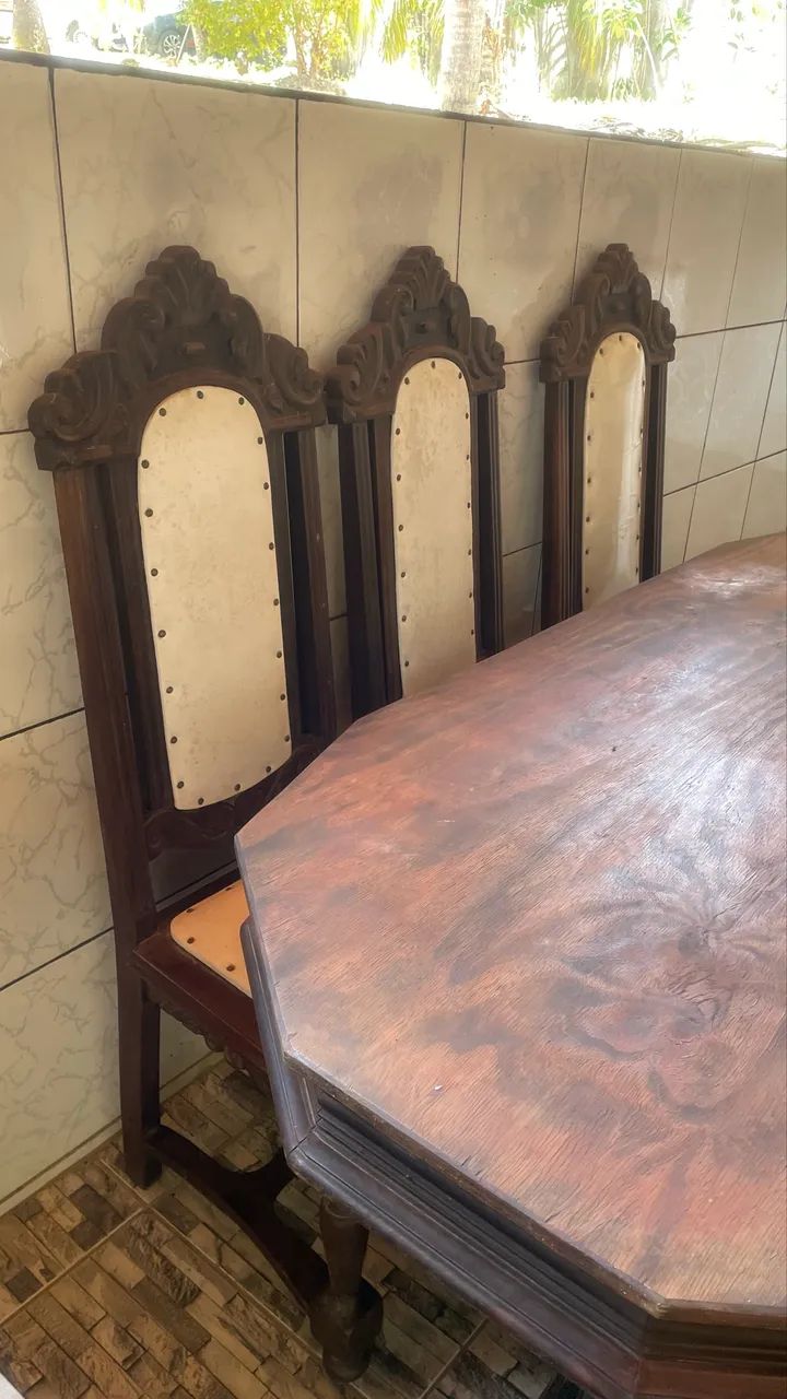 Mesa e cadeiras colonial - Foto 2