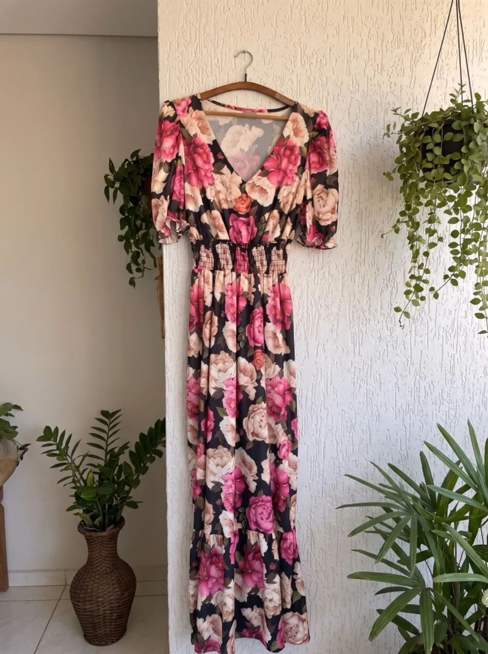 Vestido longo Floral