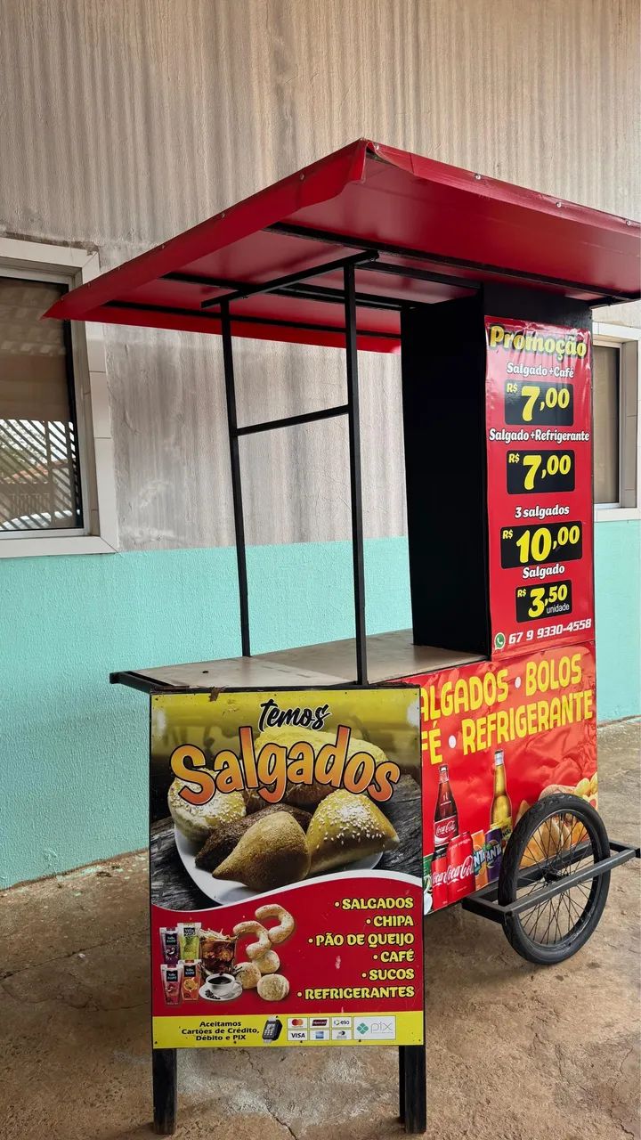VENDO CARRINHO PARA LANCHES - $3000 - Foto 3