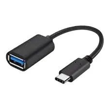 Adaptador Otg Usb Tipo C Para Usb Fêmea 3.0 Preto Compatível Com Celular Notebook Tablet P - Foto 2
