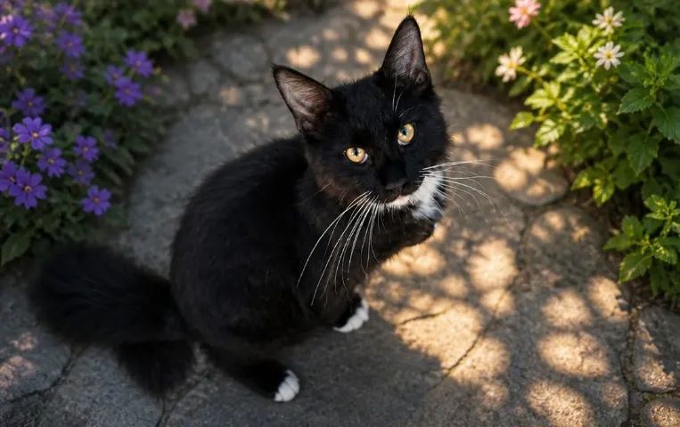 Filhote de maine coon frajola preto e branco - Foto 2