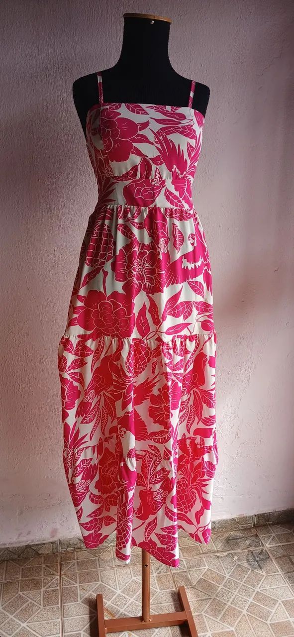 Vestido Novo Longo M - Foto 5