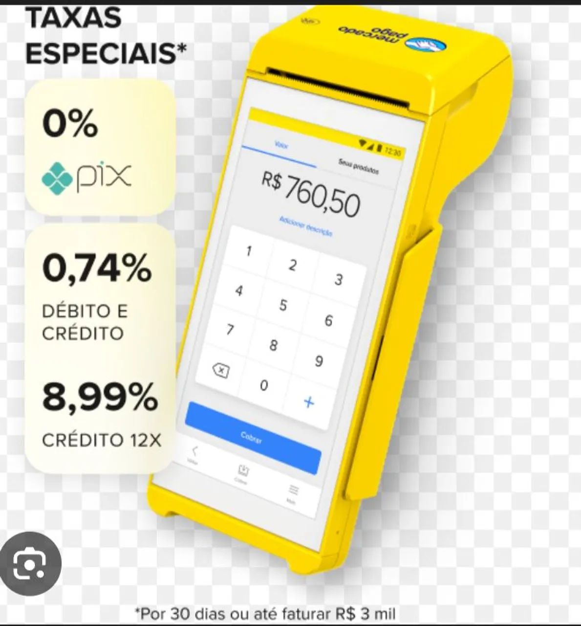 Maquininha de cartão  - Foto 3