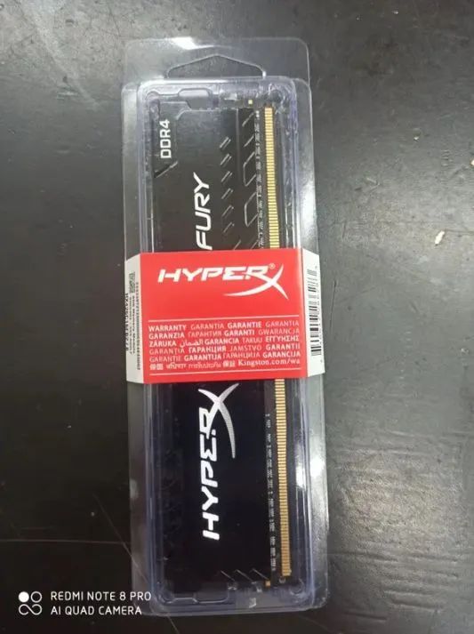 Memória RAM DDR4 FURY 2666Htz (8+8)16gb