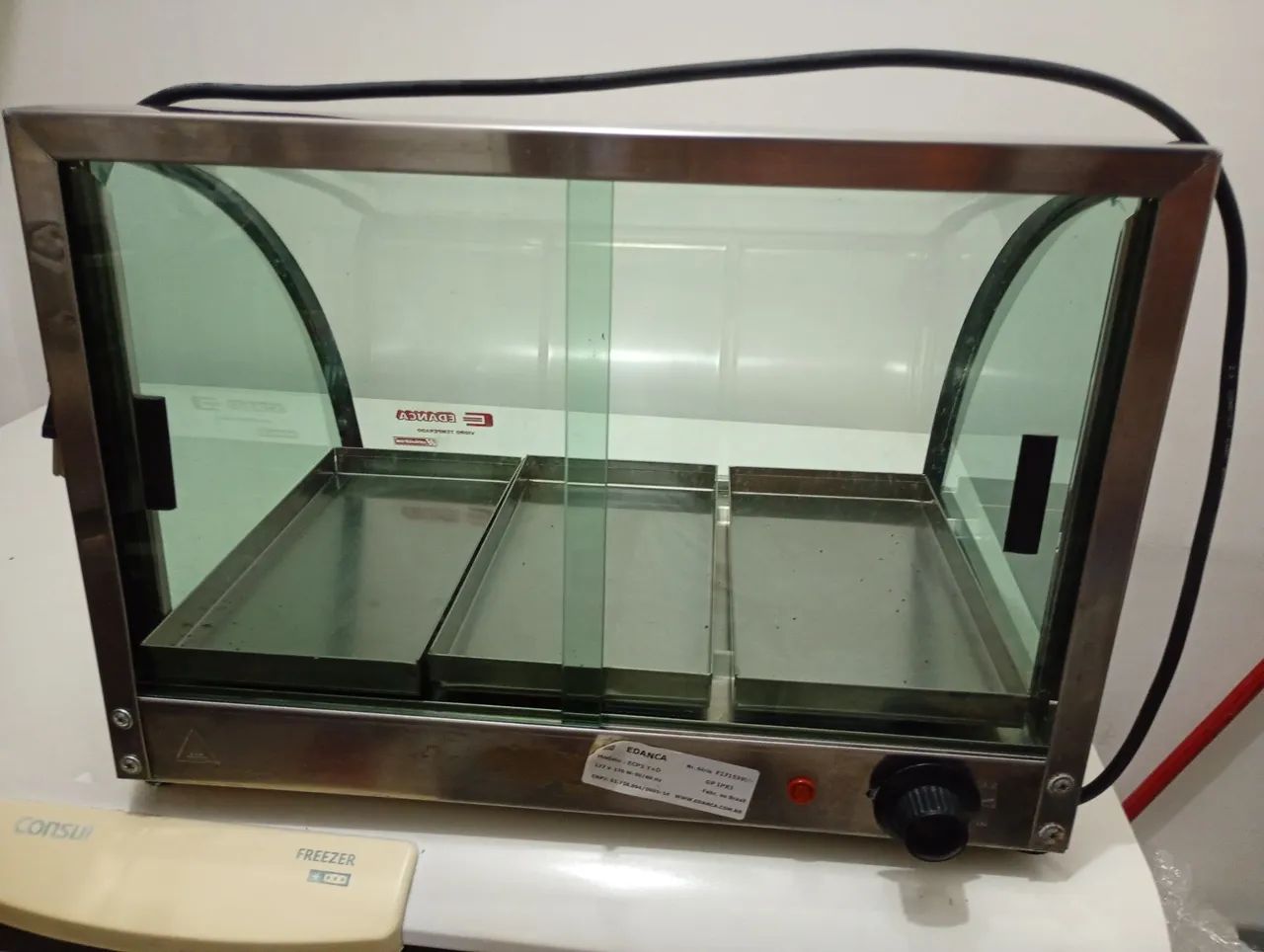 Estufa elétrica/vitrine de salgados - Foto 2