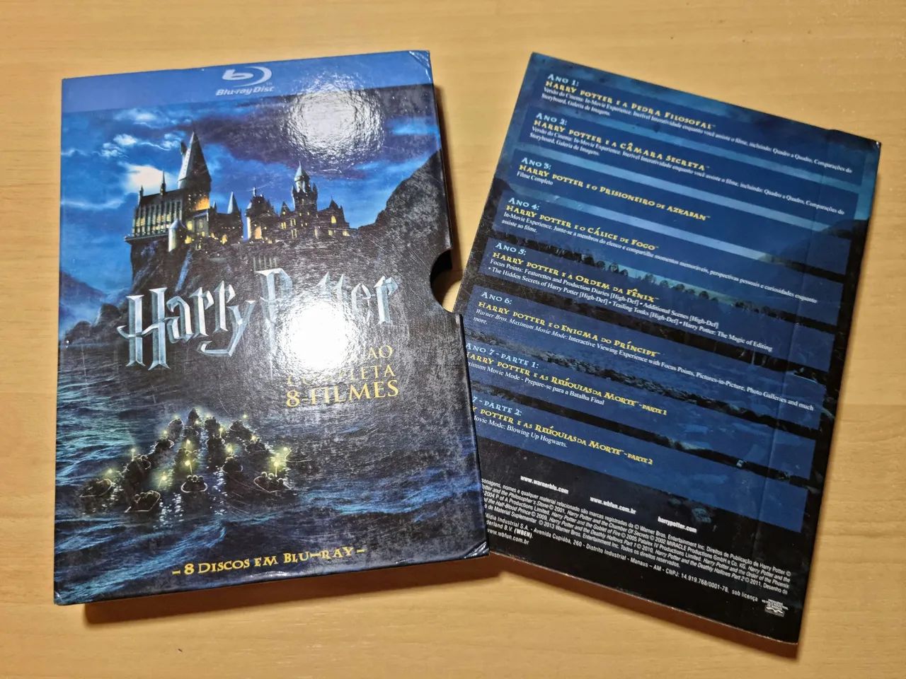 Coleçao Box Bluray Harry Potter com todos os filmes