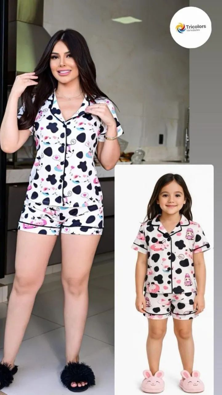 Pijama mãe e filha  - Foto 4
