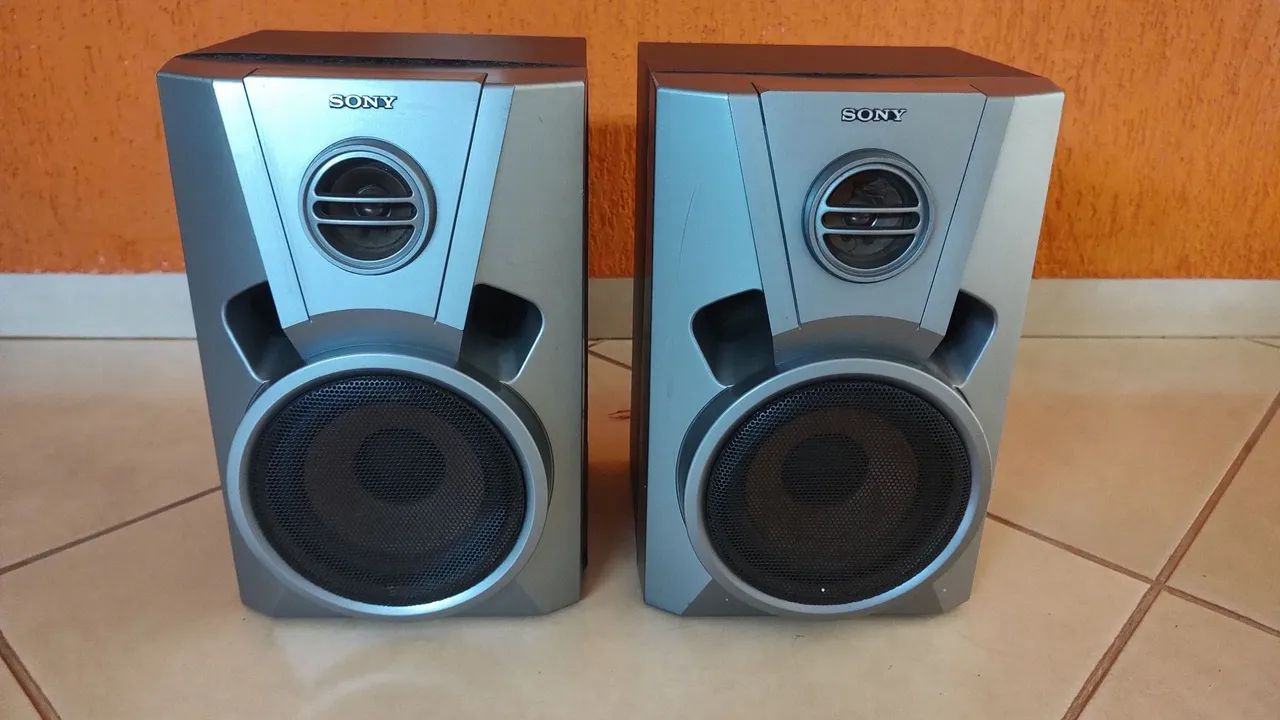 Par de caixas caixas acústicas Sony dx1 - grx fh mhc lbt Aiwa