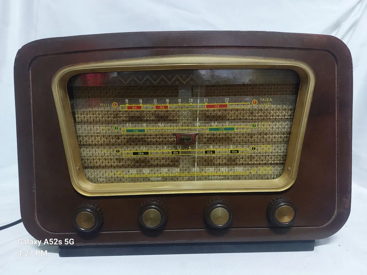 Rádio Semp pt76 funcionando 